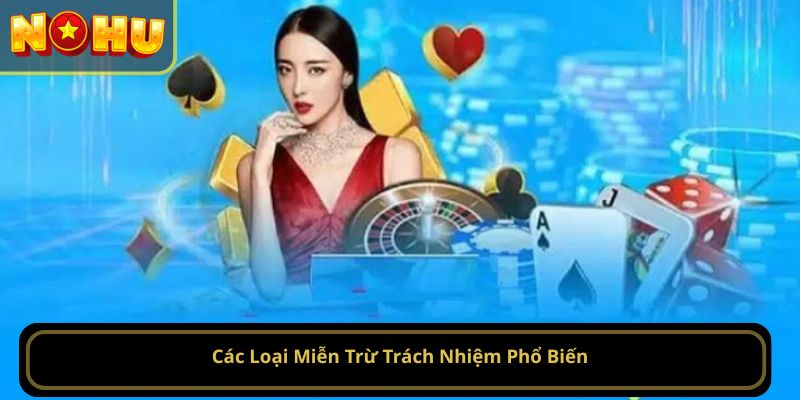 Các Loại Miễn Trừ Trách Nhiệm Phổ Biến